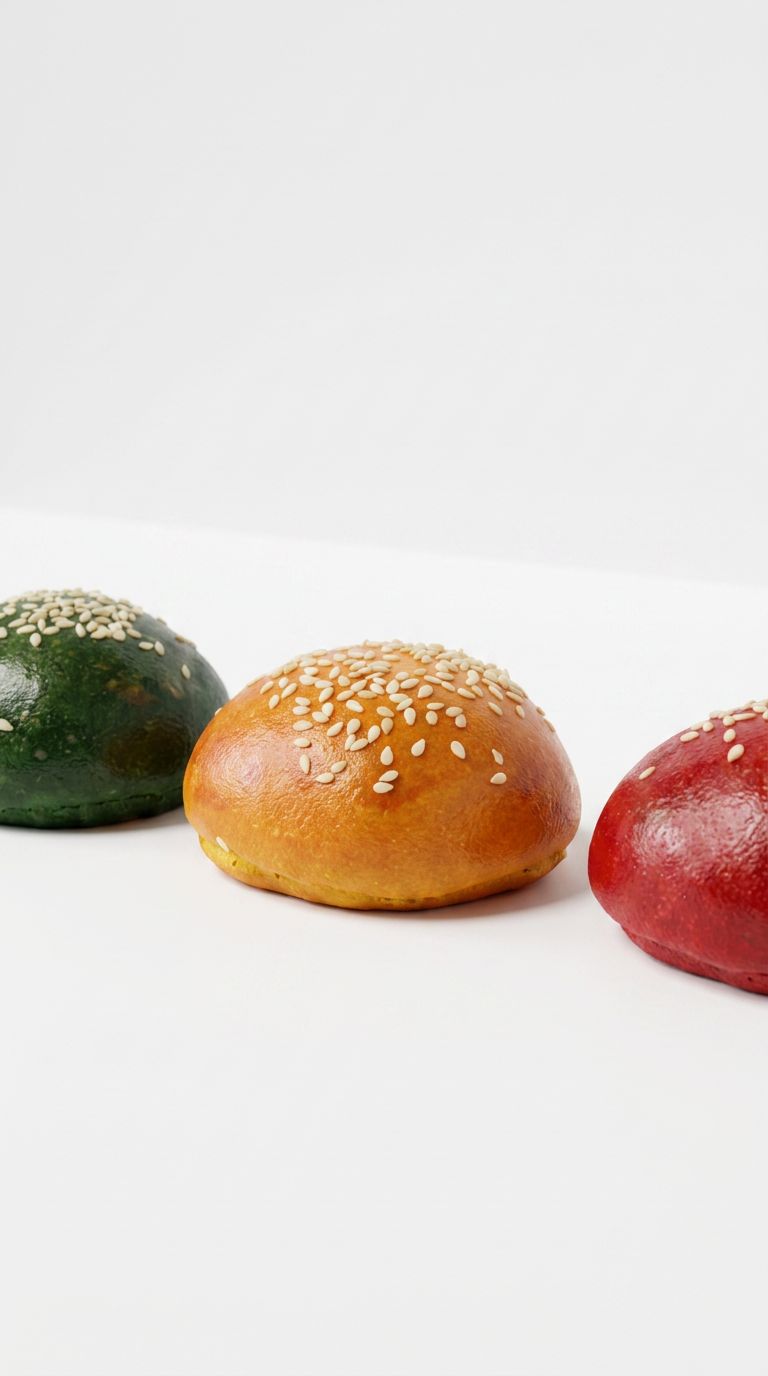 BRIOCHE BUNS COLORATI 3x30 gr.