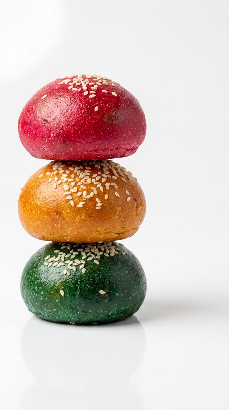 BRIOCHE BUNS COLORATI 3x30 gr.